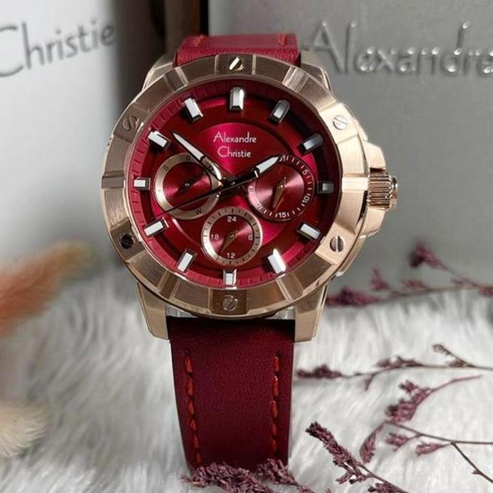 Jam Tangan Alexandre Christie Wanita AC 6609 AC6609 Orinal Garansi Resmi