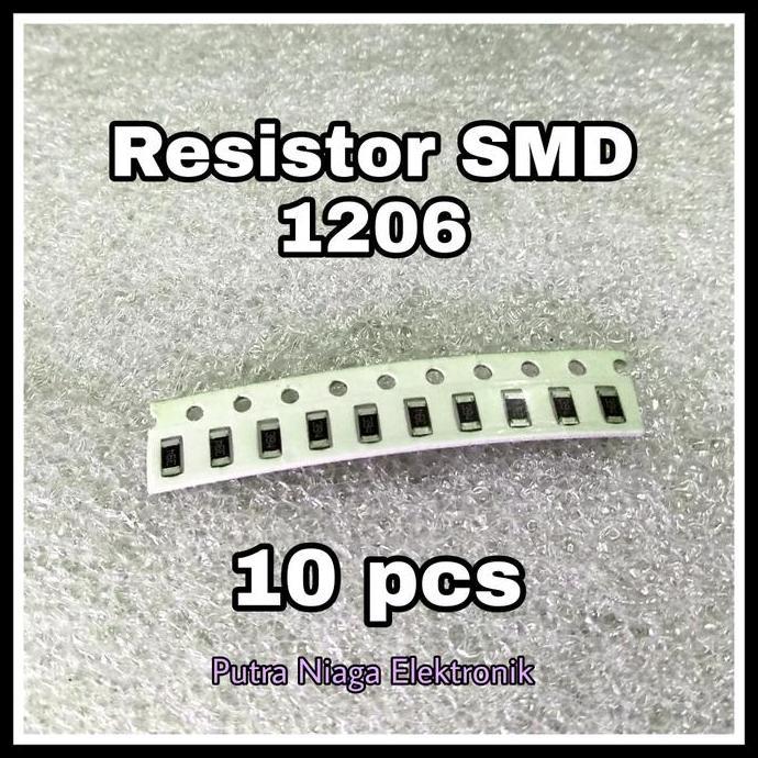 (20pcs) Resistor SMD 1206 9,1 Ohm Chip 9R1 Tahanan SMD1206 9,1R putran1a Ayo Beli