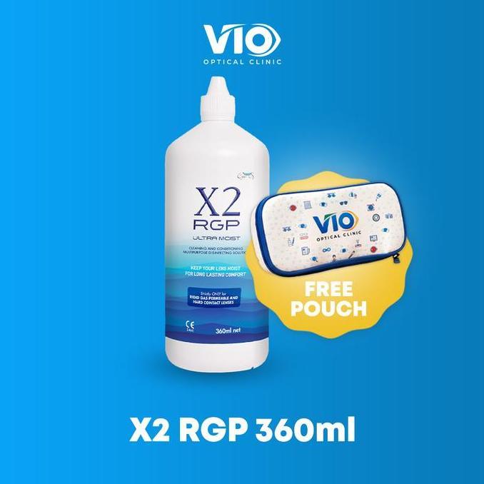 X2 RGP 360ML ULTRAMOIST SOLUTION CAIRAN PEMBERSIH LENSA KONTAK HARD LENS