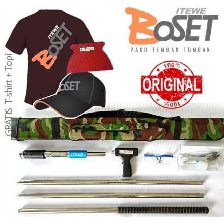 GUN BOSET ALAT TEMBAK PLAFOND (ORIGINAL) SOFT CASE + EXTENSION ORIGINAL DAN TERPERCAYA