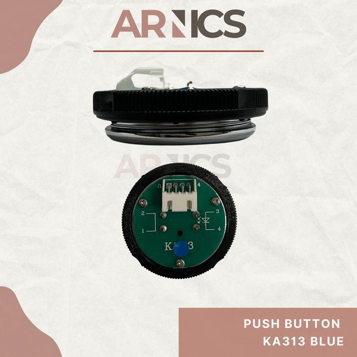 Push Button Ka313 Push Button Biru Blue / Elevator Push Button / Push Button Lift Original Dan Terpe