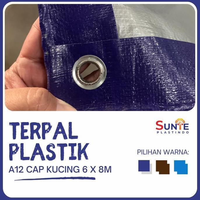 Diskon Terpal A12 Cap Kucing Ukuran 6M X 8M