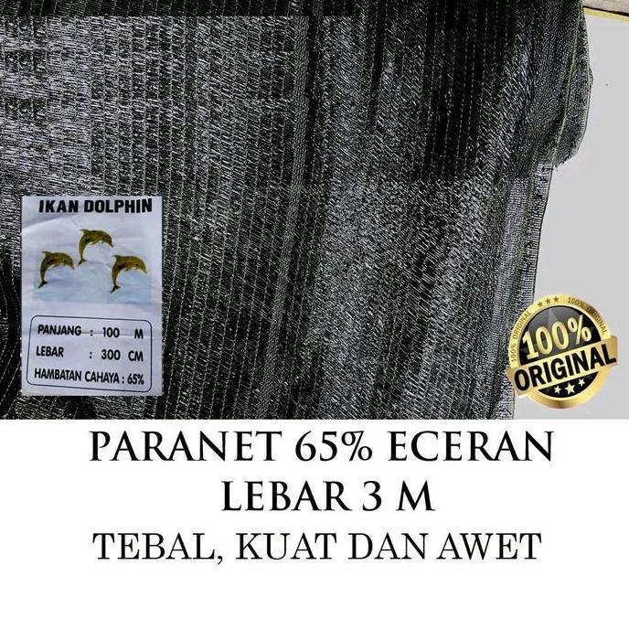 Paranet 65% lebar 3 m Eceran / shading net / jaring tanaman