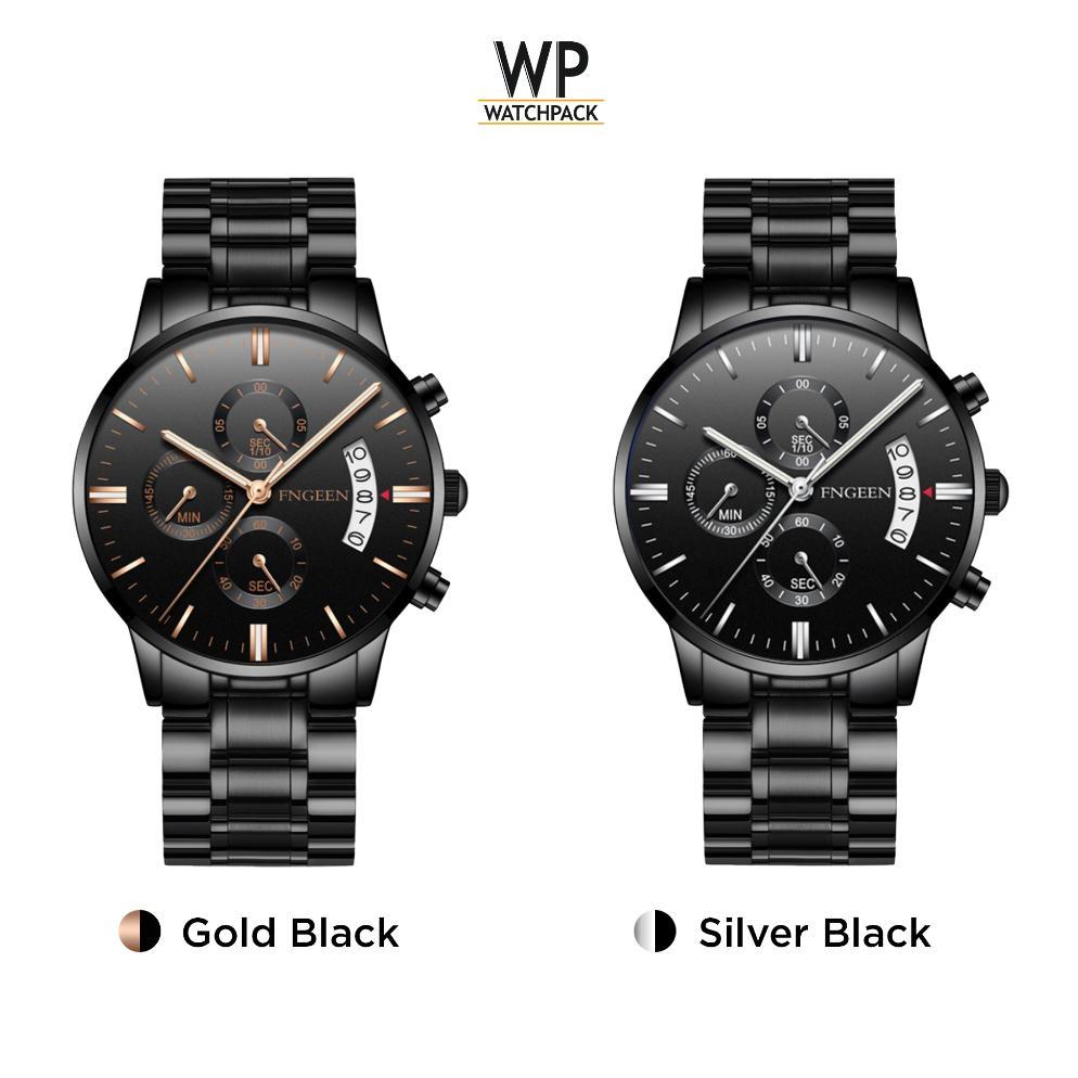 BestPromo Jam Tangan Pria Original Impor Fngeen Vava Voom Tahan Air Dengan 3 Kronograf Va-214