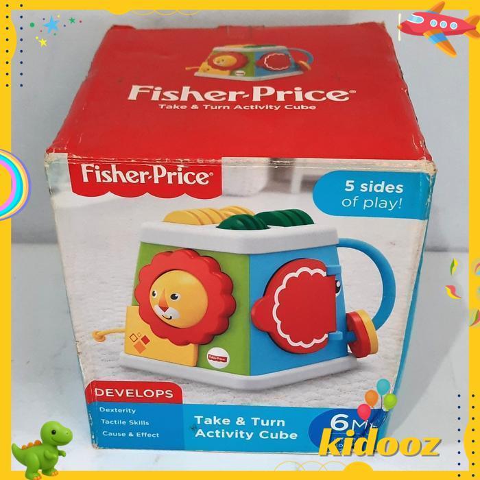 FISHER PRICE TAKE & TURN ACTIVITY CUBE TERJAMIN BEST