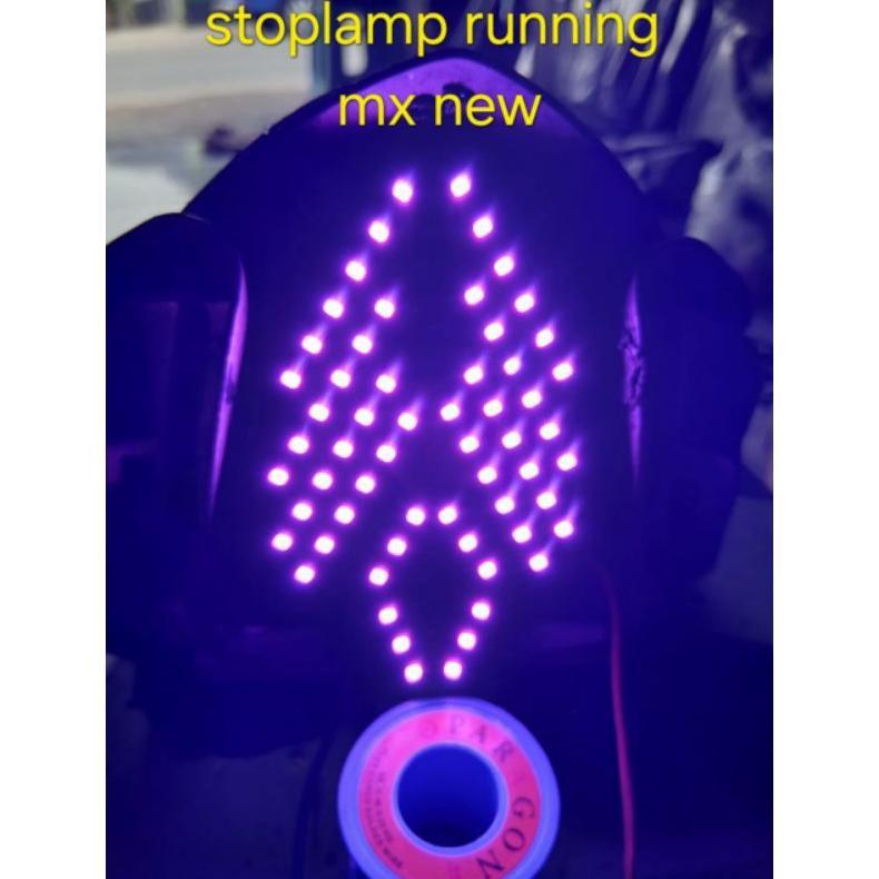 stoplamp running Jupiter MX NEW ,lampu rem belakang variasi Jupiter MX, Lampu rem belakang MX NEW 8 