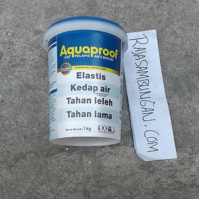 TERMURAH - cat aquaproof transparan 1 kg cat tembok bening 001 pelapis anti bocor