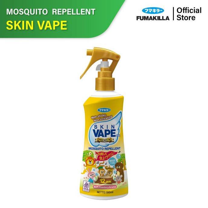 BERKUALITAS Fumakilla Vape Skin Semprotan Pengusir Nyamuk 180ml