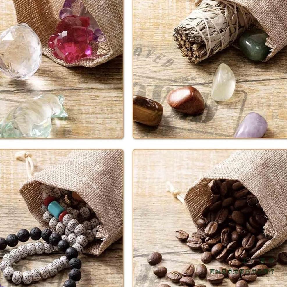 Kantong Goni 9 x 12cm Pouch Tile Serut Souvenir Pernikahan Pembungkus Rosario Salib Buku