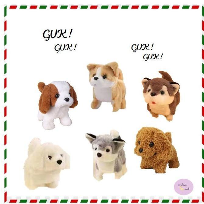 Berkualitas Mainan Boneka Anjing Bisa Bergerak, berjalan & Berbunyi/ Mainan Anak Boneka Anjing Berja