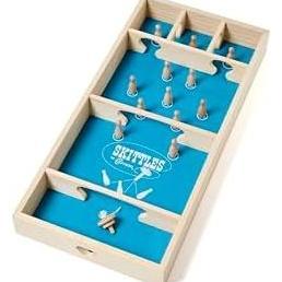 Carrom Skittles Game Large Board Games for Adults & Children Wooden Family FLASH SALE