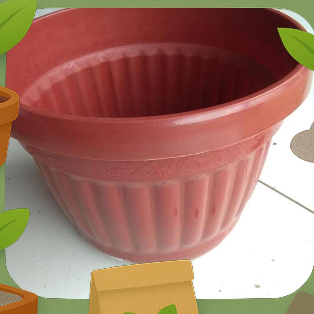 Pot Warna Coklat