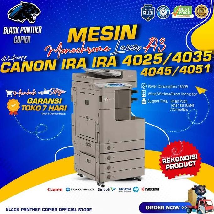 Grosir Mesin Fotocopy Canon Ira 4035/4045/4051 Rekondisi