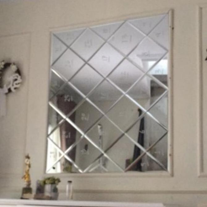 kaca cermin wajik / kaca cermin wajik bevel / cermin bevel