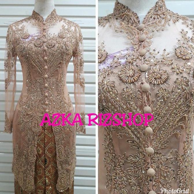 atasan kebaya pesta kebaya tunik modern kebaya payet ibu hajat