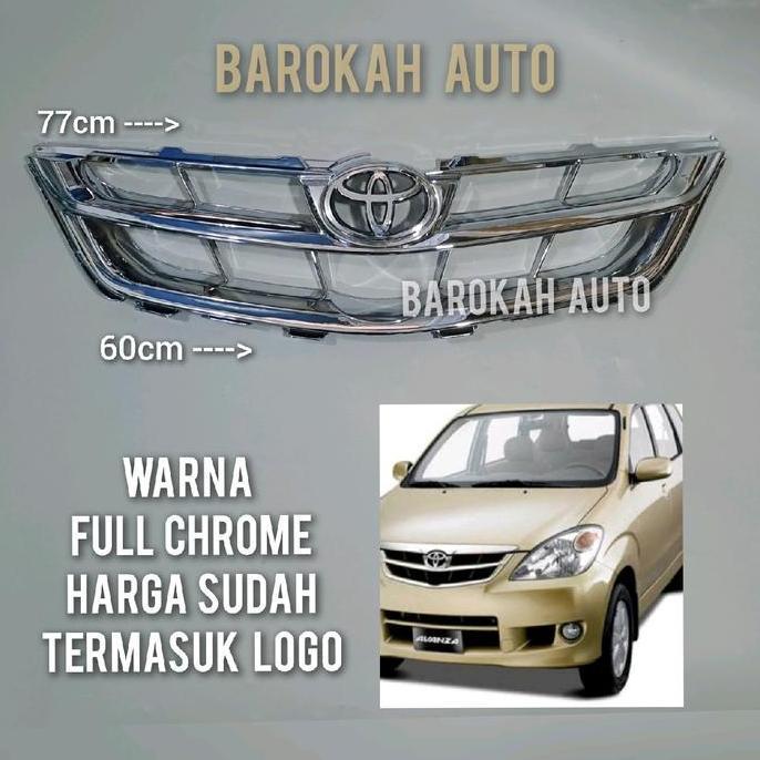 Grill Avanza Vvti / Rambang Avanza 2008 Sampai 2011 Type G Dan E Full Chrome Hemat