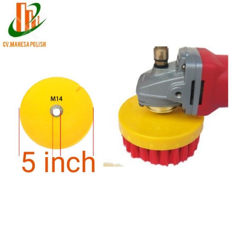 Sikat Cuci sofa cuci springbed cuci karpet 5 inch M14 sikat handpolisher sikat mesin polisher Sikat