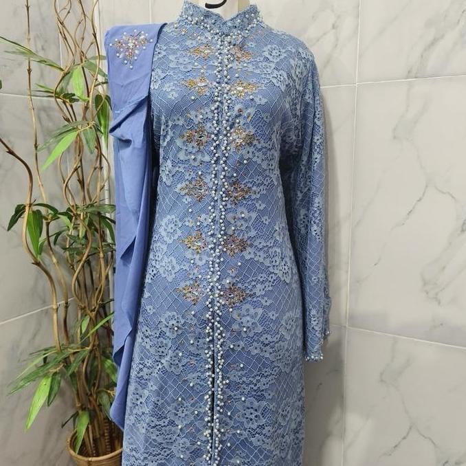 Kebaya Ibu Pengantin/Kebaya Aisah DAPAT 2 Potong  Wanita