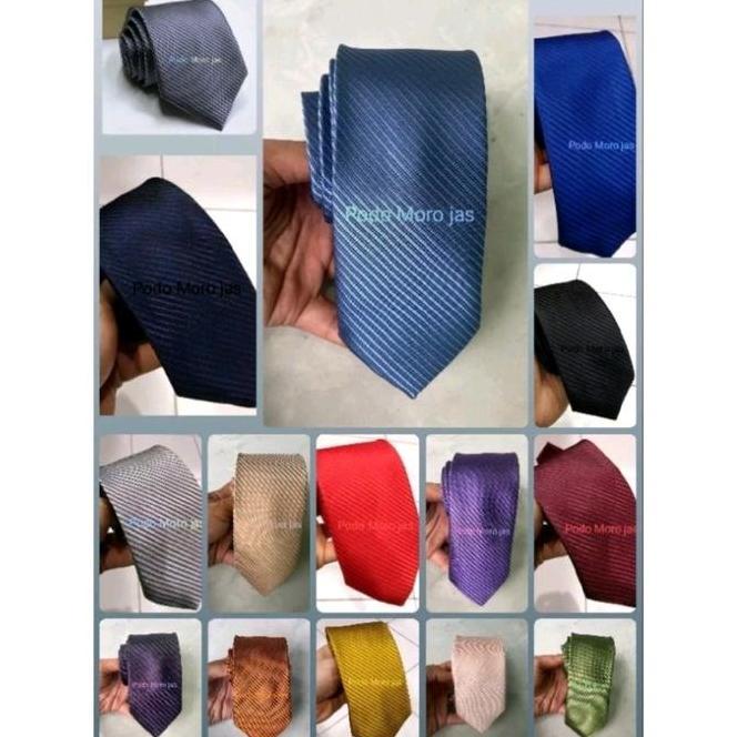Dasi Panjang Motif Gari2 Senada Dasi Kantor Dasi Nikah Dasi Wedding Dasi Polos Dasi Motif Dasi