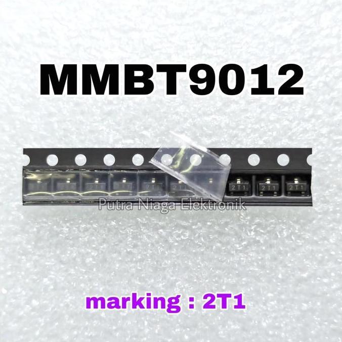 Update (10) Transistor SMD MMBT9012 PNP SOT-23 S9012 TR 9012 smd marking : 2T1 putran1a Ayo Beli