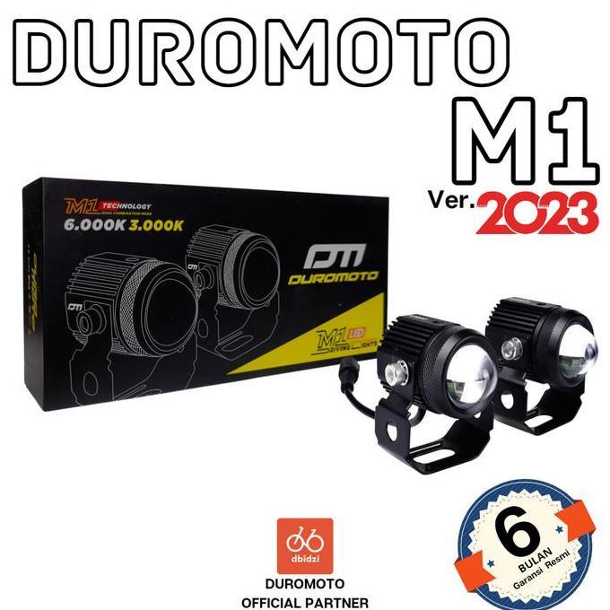 Duromoto M1 Lampu Led Proyektor Motor Mobil Driving Lamp Senlo