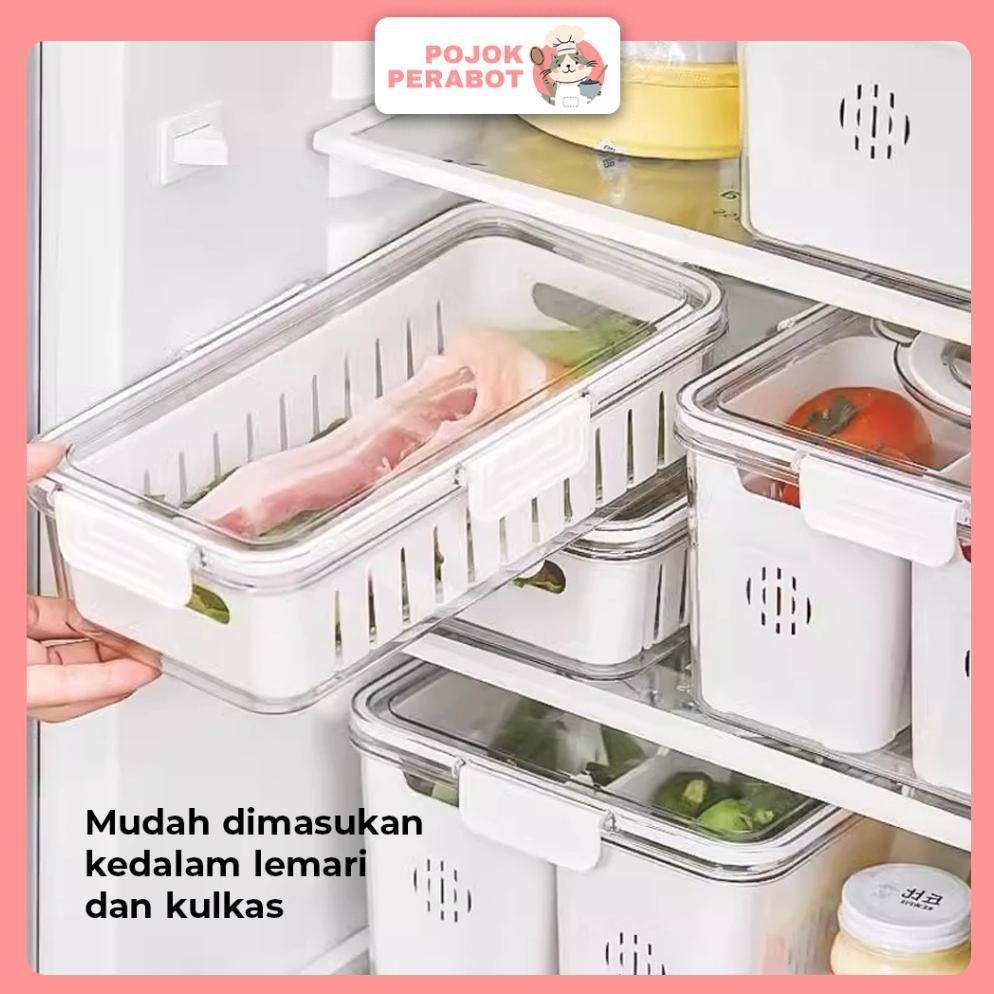 Big Sale New Deals Kotak Penyimpanan Kulkas Kontainer Kulkas Food Kontainer Kotak Penyimpanan Kulkas