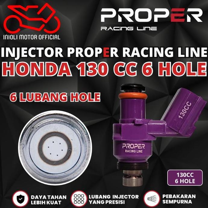 Injector Proper Racing Line Beat Scoopy Vario Pcx Adv Genio Stylo Beat Deluxe Sonic Cb Cbr Crf Supra