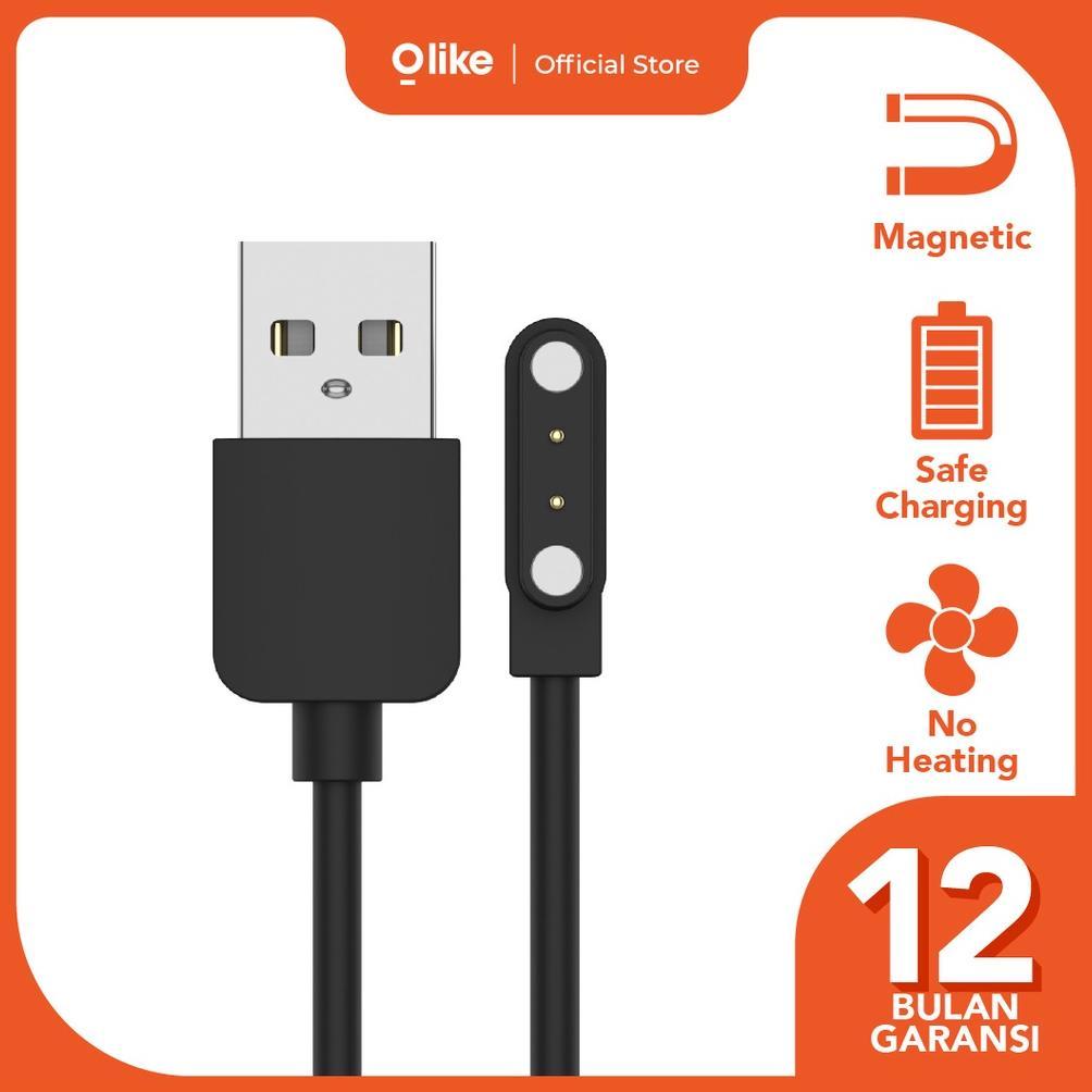 QualityTerbaik- OLIKE SMARTWATCH KABEL CHARGER 2 PIN ORIGINAL MAGNET QUICK CHARGING