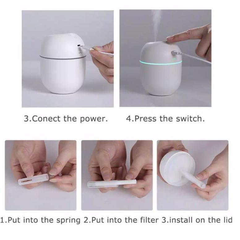 Big Sale Diffuser Mobil Purifier Mobi Diffuser Humidifier 220 Ml Oil Aromatherapy Portable Humidifie