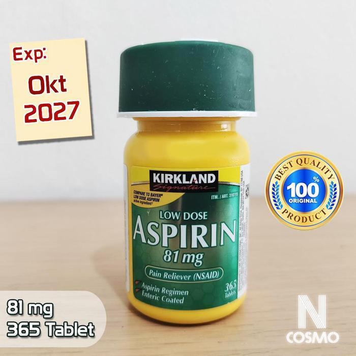 Kirkland Signature Low Dose Aspirin 81 mg 365 Tablet