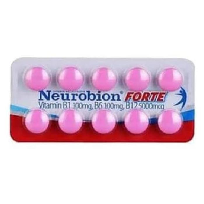 NEUROBION FORTE VITAMIN B1, B6, B12 ISI 10 TABLET / NEUROBION PINK