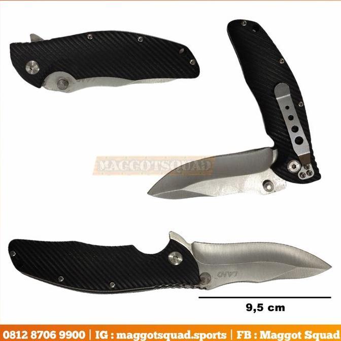 Diskon Pisau Lipat Land-908 Survival Kit Camping Hiking