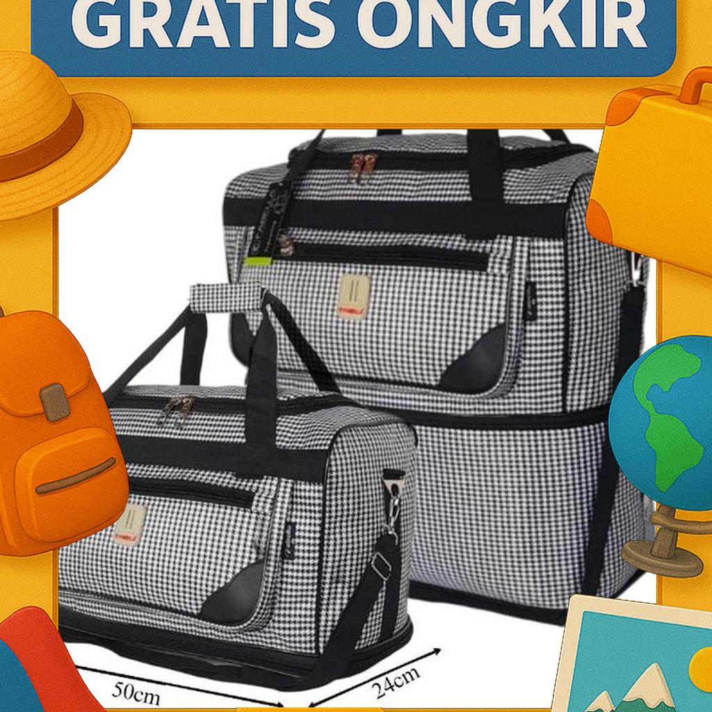 Tas Pakaian Fabella Tasl Tingkat Tas Travel Besar Tas Jalan Jalan Tas Mudik Tas Multifungsi Tas Pria