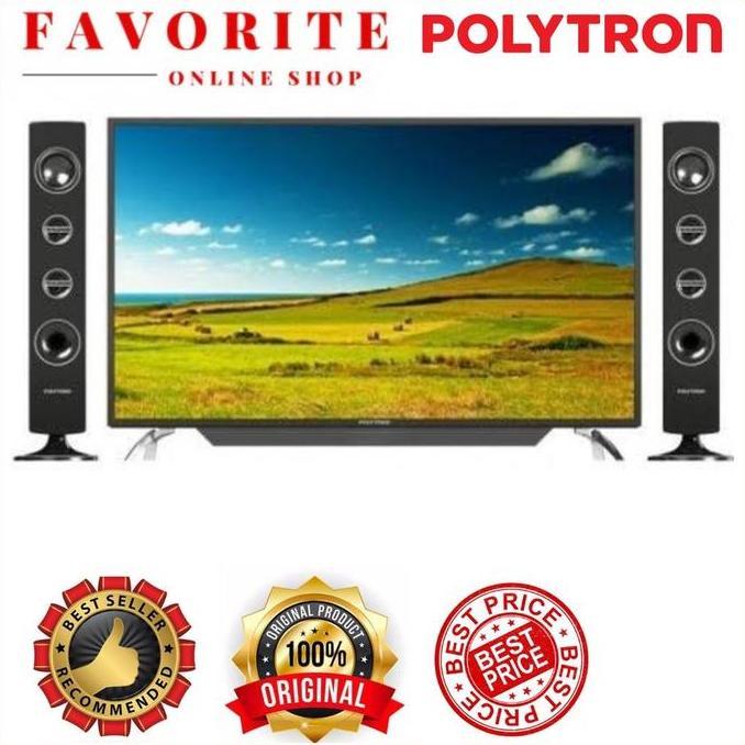 Terlaris Led Polytron Tv 43 Inch Pld 43Tv1556 Tower Speaker 43 Tv 1556
