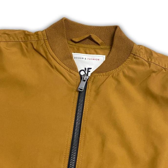 d&f Jaket Parasut Wanita Bomber - Tobaco