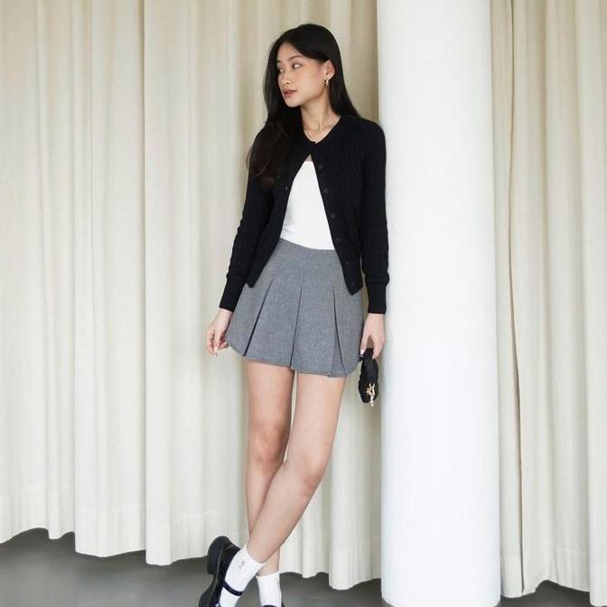 karakiri - Carol Cable Knit Cardan Top