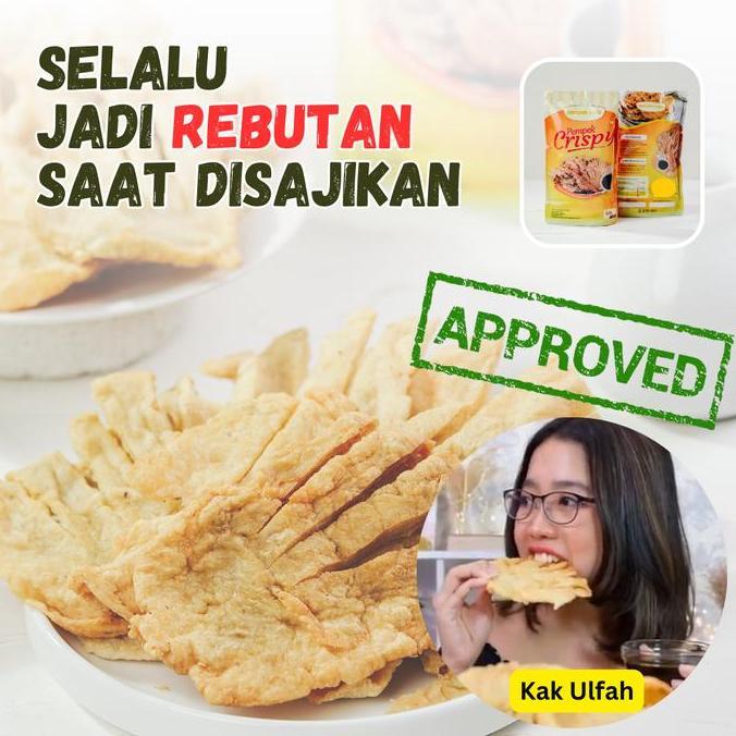PEMPEK MOLA CRISPY 2 PACK - POUCH - Asli Palembang cod WAR