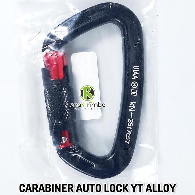 Diskon Carabiner Delta Auto Lock Alloy Yt Alat Panjat Safety Taffguard