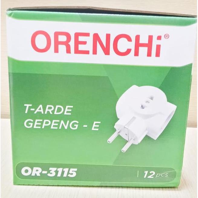 Orenchi Or3115 Steker T Multi Colokan 4 Cabang Or3115 1 Box Isi 12 Pcs