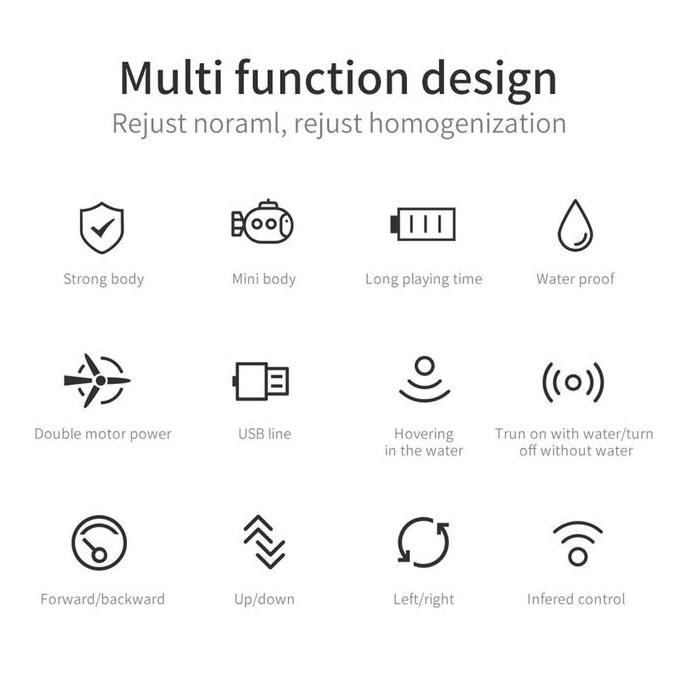 dafirusan_ - rc submarine kapal selam mainan anak remote control