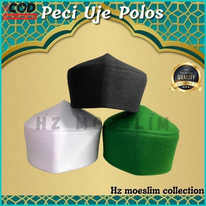 Peci Uje Peci Bludru Peci Uje Polos Songko Kopyah Termurah Inovatif