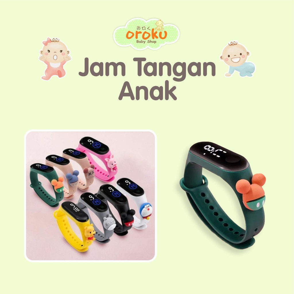 JAM TANGAN LED ANAK KARAKTER / JAM TANGAN ANAK