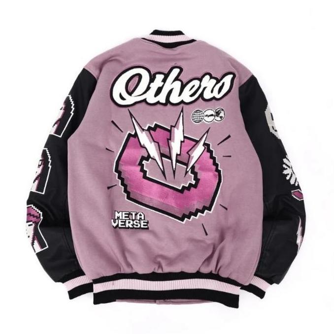 VARSITY JACKET I METAVERSE PINK I OTHERS