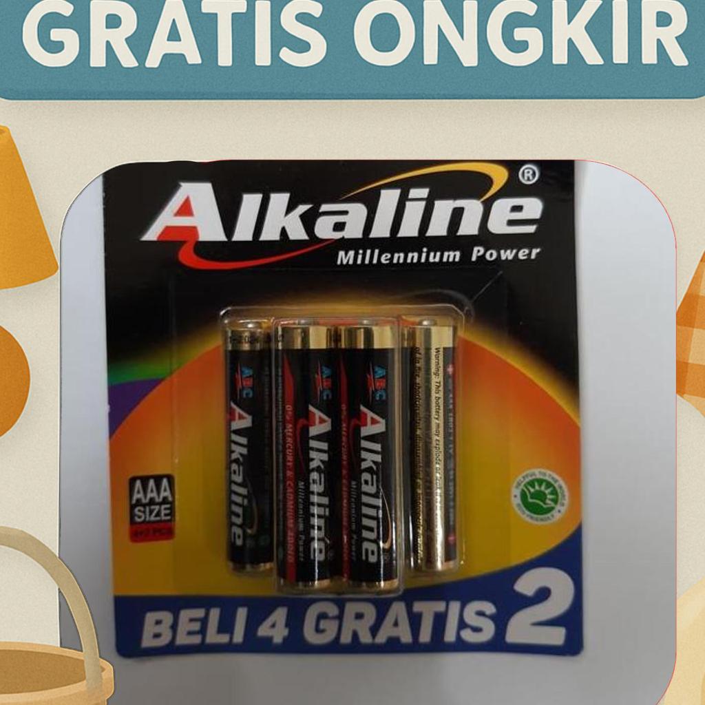 Batu Baterai / Battery / Batere / Batre Abc Alkaline Aaa / A3 Per Pack