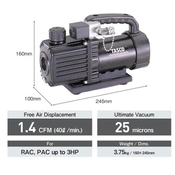 TASCO VACUUM PUMP POMPA VAKUM AC TA-150SW-EXP pompa vakum ac mini SAMD