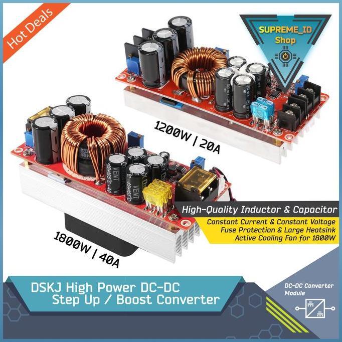 High Power DC-DC Step Up Boost Converter | 1200W 20A