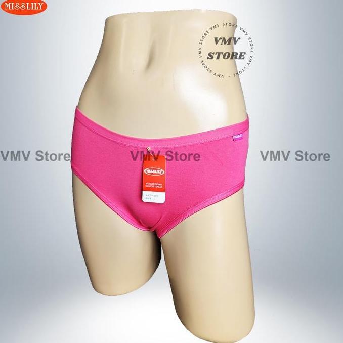 Murah Celana Dalam Wanita Super Lembut Misslily 1399 Super Soft Series Dalaman Wanita CD Polos L XL 