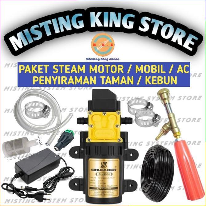 PAKET MESIN CUCI MOTOR AC STEAM MOBIL PORTABLE STICK SPRAYER ELEKTRIK ORIGINAL DAN TERPERCAYA