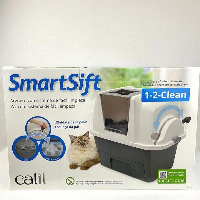 BEBAS ONGKIR - CATIT Toilet Kucing SMARTSIFT Cat Pan - Toilet Kucing Otomatis