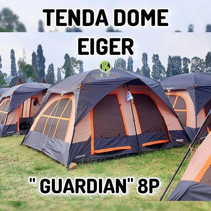 Terlaris Tenda Eiger Guardian 8P Tenda Big Dome Kapasitas 8 Orang